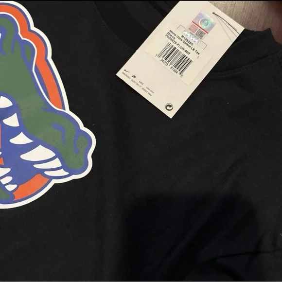 Nike Florida Gators Mens Long Sleeve T-Shirt Black M12333D Large NWT - Picture 4 of 4